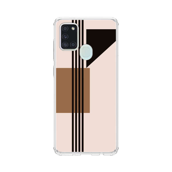Minimalist Abstract Geometric Design Samsung Galaxy A21s Case