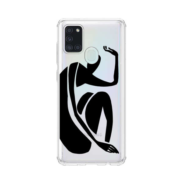 Minimalist Abstract Human Figure Samsung Galaxy A21s Case