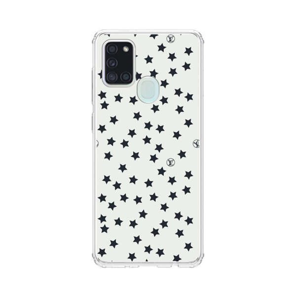 Minimalist Black Stars Pattern Samsung Galaxy A21s Case