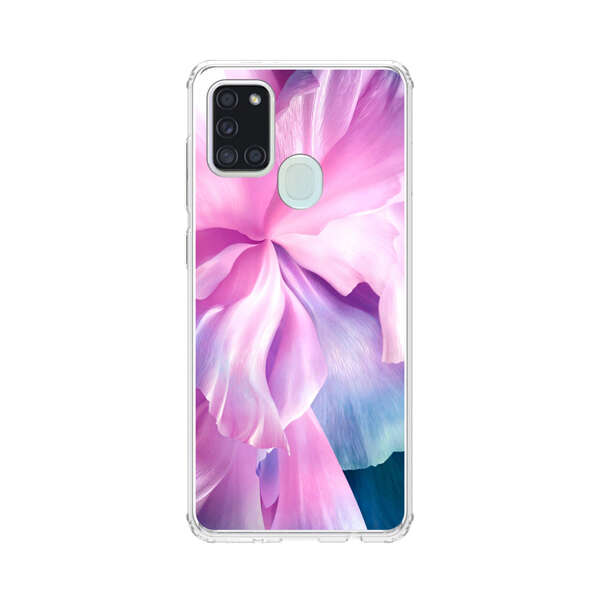 Pink Purple Flower Petals Samsung Galaxy A21s Case