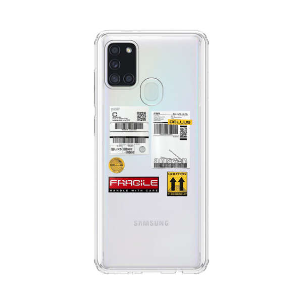 Shipping Labels and Fragile Handling Stickers Samsung Galaxy A21s Case