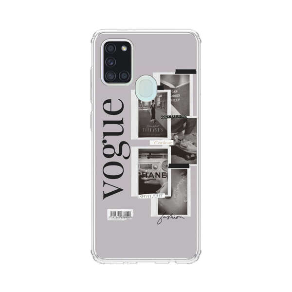 Vogue Fashion Collage Minimalist Samsung Galaxy A21s Case