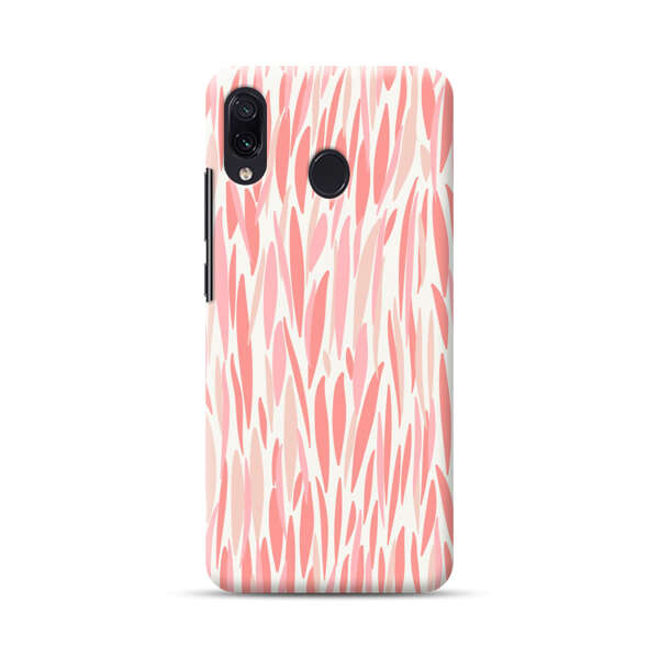 Abstract Coral Wavy Lines Pattern Samsung Galaxy A30 Hard Case