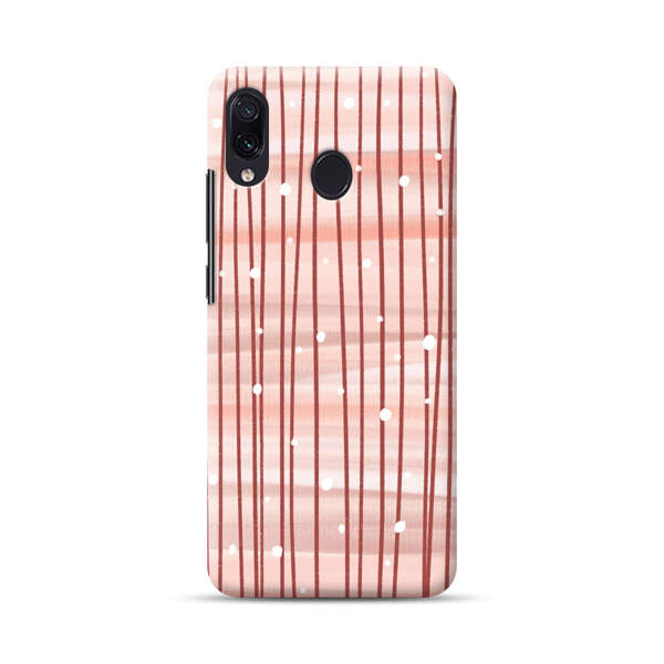 Abstract Vertical Lines Pink Pattern Samsung Galaxy A30 Hard Case