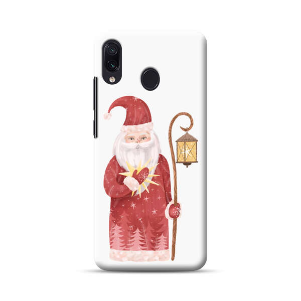 Charming Santa Claus Holding Glowing Heart and Lantern Samsung Galaxy A30 Hard Case
