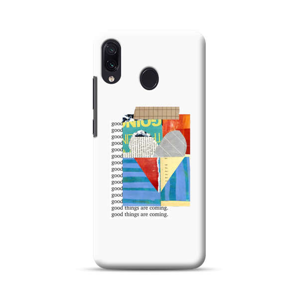 Colorful Abstract Collage with Geometric Shapes Samsung Galaxy A30 Hard Case
