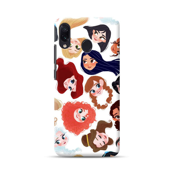 Diverse Animated Girl Faces Samsung Galaxy A30 Hard Case