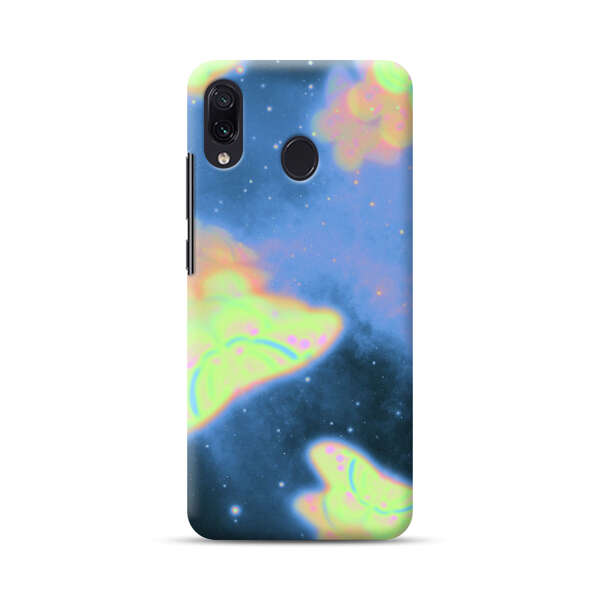 Dreamy Glowing Cosmic Butterflies Samsung Galaxy A30 Hard Case