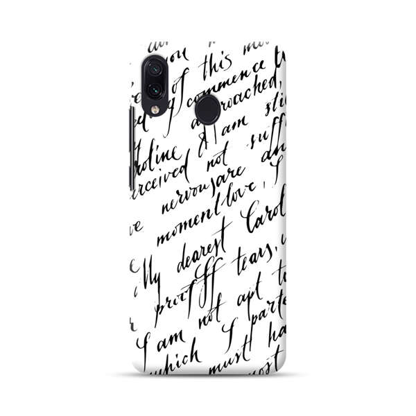Handwritten Calligraphy Samsung Galaxy A30 Hard Case