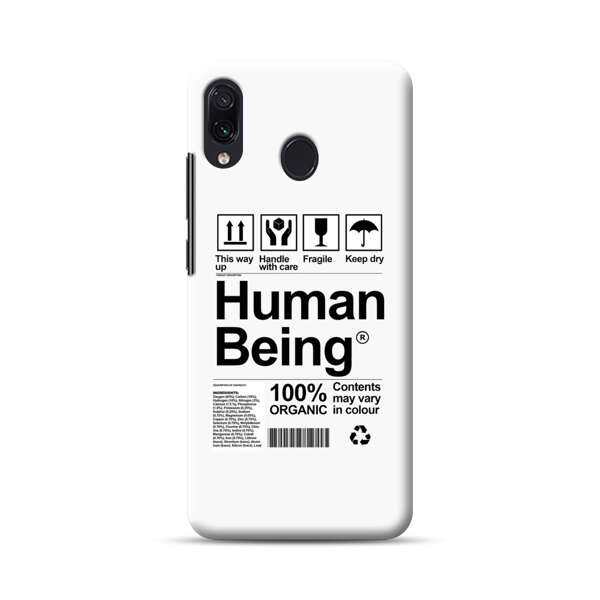 Human Being Fragile Label Design Samsung Galaxy A30 Hard Case