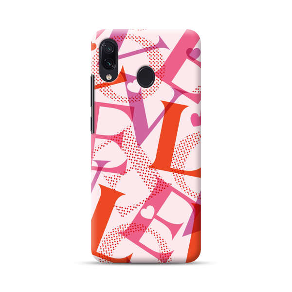 Love Colorful Letters Pattern Samsung Galaxy A30 Hard Case