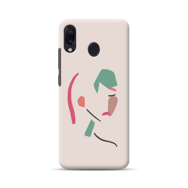 Minimalist Abstract Line Art Woman Face Samsung Galaxy A30 Hard Case