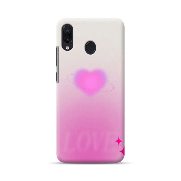 Pink Glowing Heart Love Sparkle Samsung Galaxy A30 Hard Case