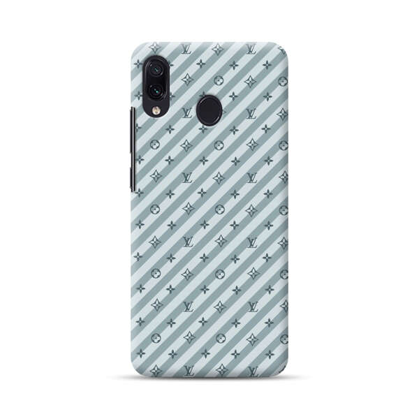 Stylish Blue Diagonal Striped Luxury Logo Pattern Samsung Galaxy A30 Hard Case