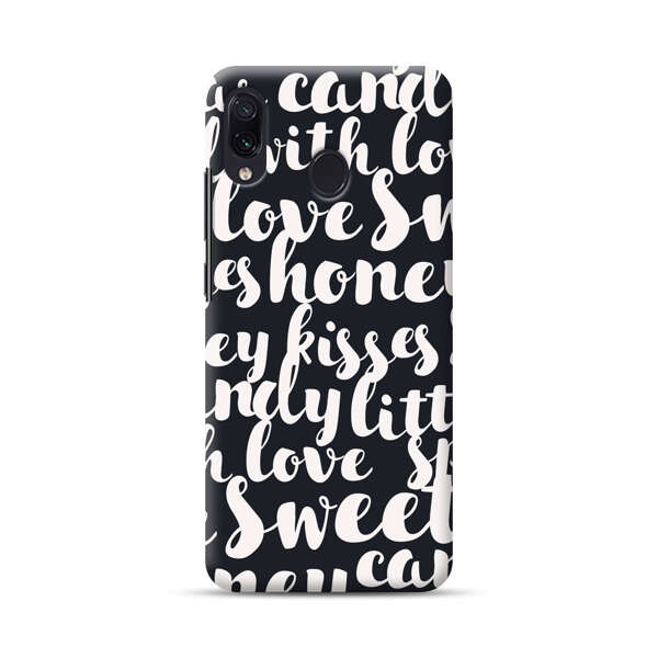 Sweet Honey Kisses Love Sugar Candy Pattern Samsung Galaxy A30 Hard Case