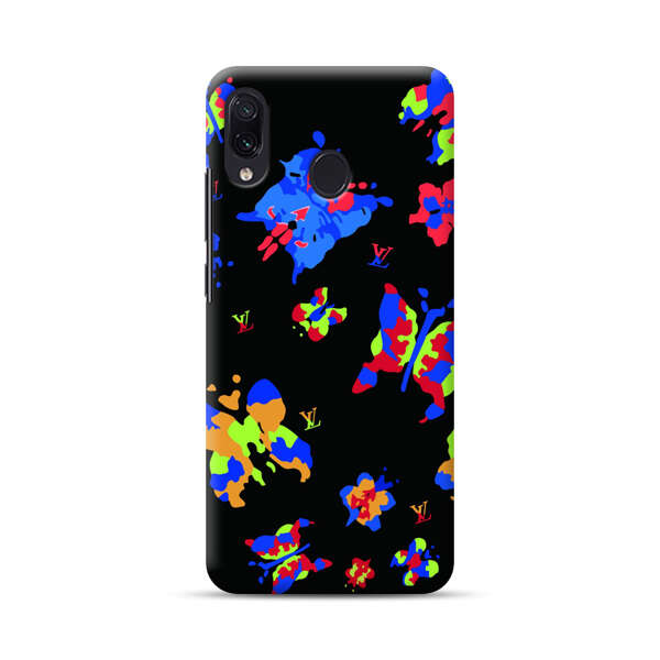 Vibrant Abstract Butterflies and Floral Splashes Samsung Galaxy A30 Hard Case