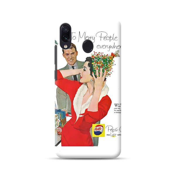 Vintage Pepsi-Cola Holiday Advertisement Samsung Galaxy A30 Hard Case