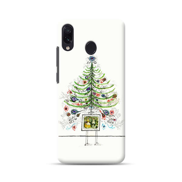Whimsical Christmas Tree Artistic Design Samsung Galaxy A30 Hard Case