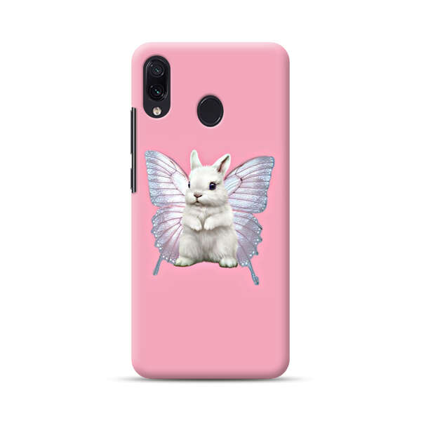 White Bunny with Butterfly Wings Samsung Galaxy A30 Hard Case