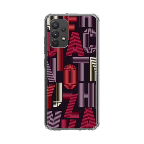 Abstract Letters Pattern Samsung Galaxy A32 (4G) Case