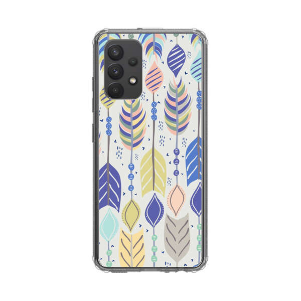Colorful Feathers Pattern Pastel Samsung Galaxy A32 (4G) Case