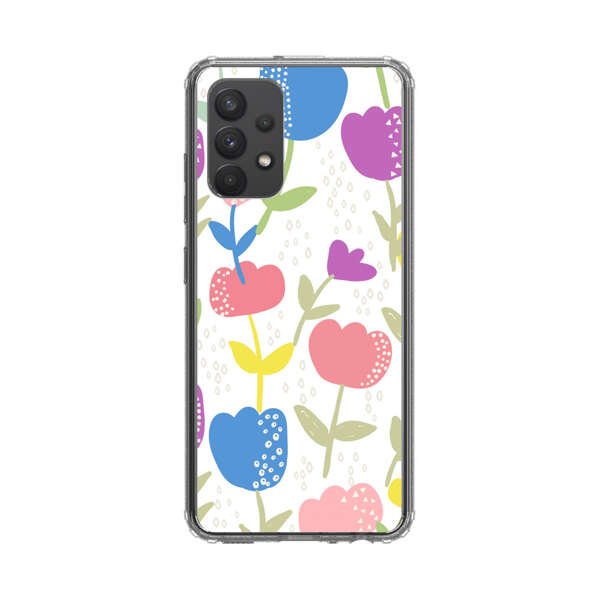 Colorful Tulip Floral Pattern Samsung Galaxy A32 (4G) Case