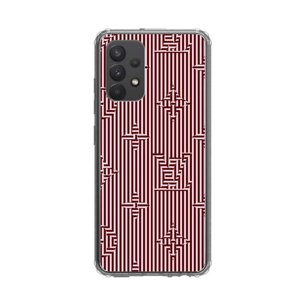 Intricate Geometric Striped Pattern Samsung Galaxy A32 (4G) Case