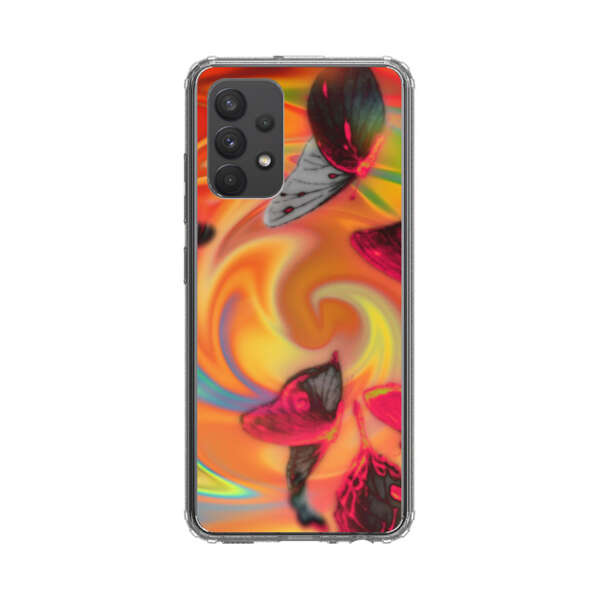 Psychedelic Butterflies Swirl Samsung Galaxy A32 (4G) Case