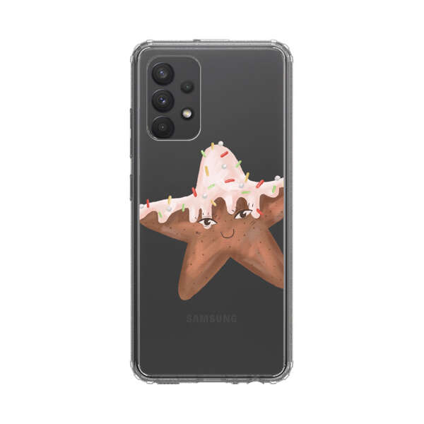 Smiling Gingerbread Star Cookie Samsung Galaxy A32 (4G) Case