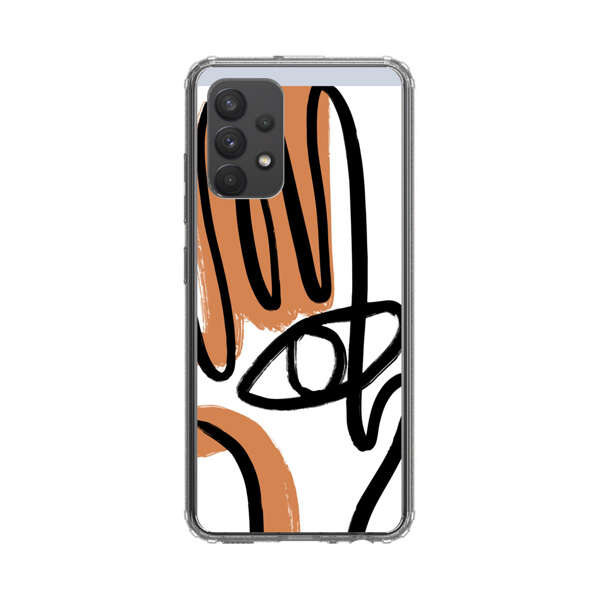 Abstract Minimalist Hand with Eye Samsung Galaxy A32 5G Case