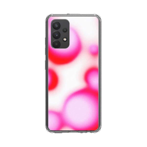 Abstract Pink and Red Blurry Circles Samsung Galaxy A32 5G Case