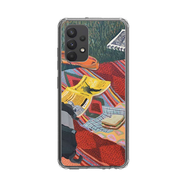 Charming Picnic Scene with Blanket and Food Samsung Galaxy A32 5G Case