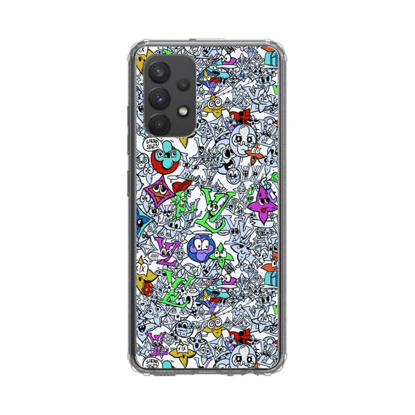 Colorful Cartoon Graffiti Pattern Samsung Galaxy A32 5G Case