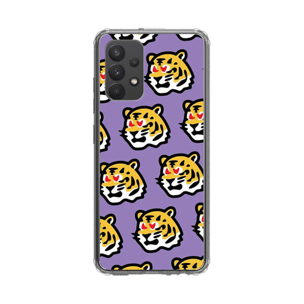 Cute Tiger with Heart Eyes Pattern Samsung Galaxy A32 5G Case