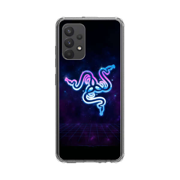 Glowing Neon Triple Snake Samsung Galaxy A32 5G Case