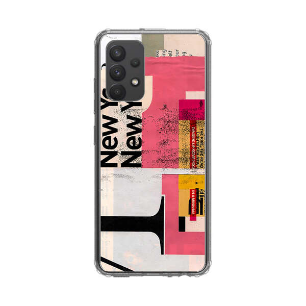 Modern Abstract Collage Artwork Samsung Galaxy A32 5G Case