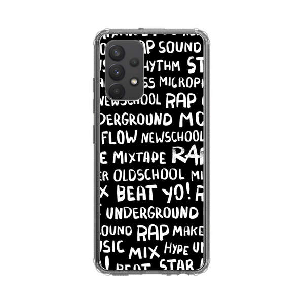 Rap Hip Hop Words Collage Samsung Galaxy A32 5G Case