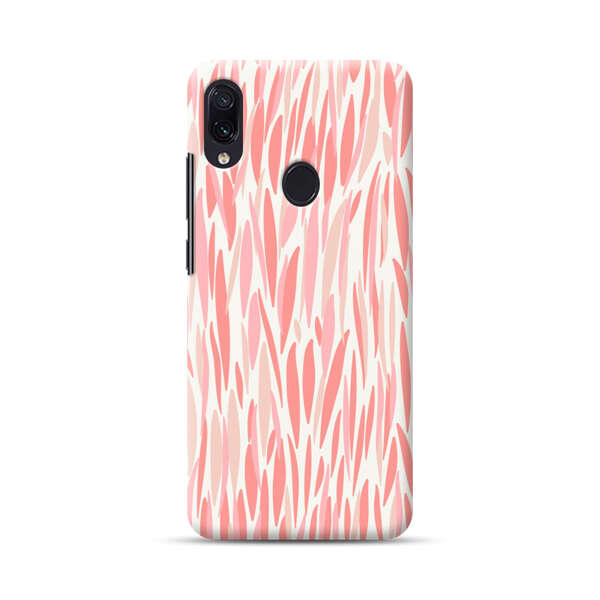 Abstract Coral Wavy Lines Pattern Samsung Galaxy A40 Hard Case