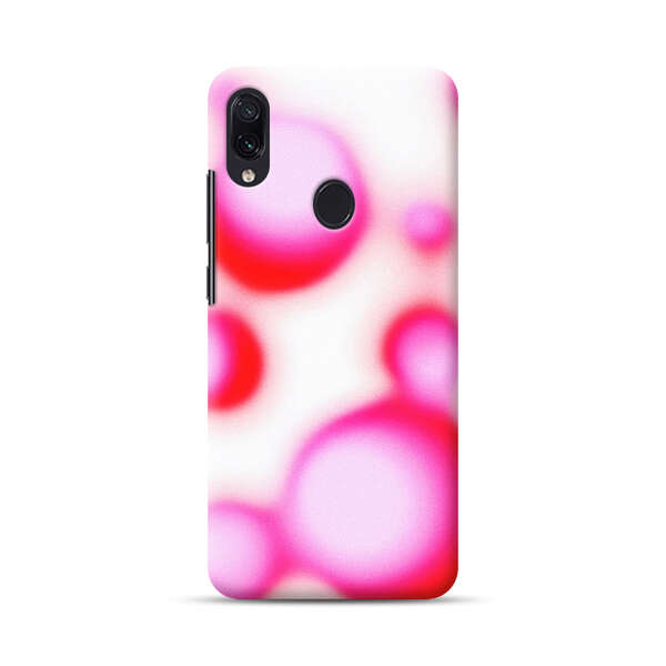 Abstract Pink and Red Blurry Circles Samsung Galaxy A40 Hard Case