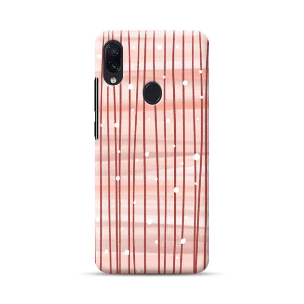 Abstract Vertical Lines Pink Pattern Samsung Galaxy A40 Hard Case