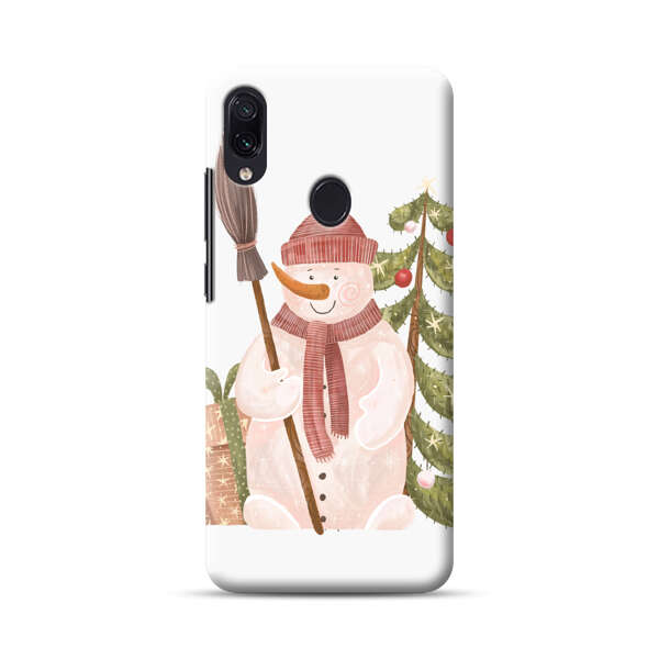 Charming Winter Snowman Illustration Samsung Galaxy A40 Hard Case