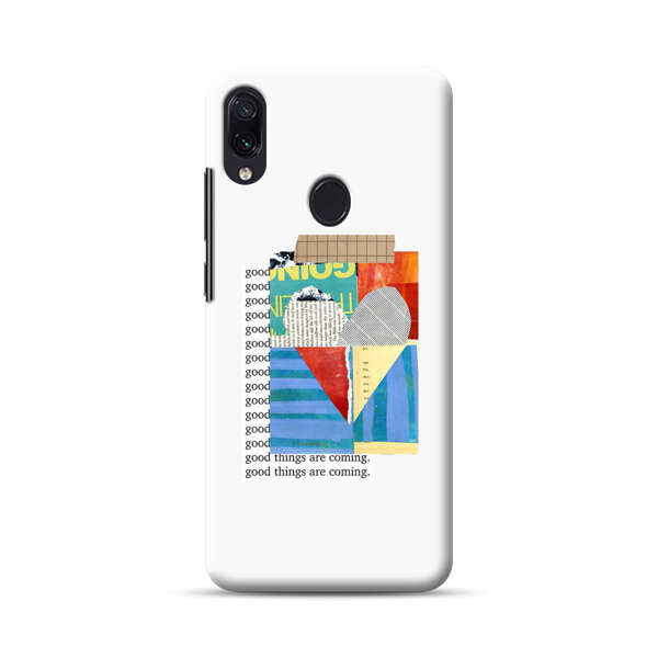 Colorful Abstract Collage with Geometric Shapes Samsung Galaxy A40 Hard Case
