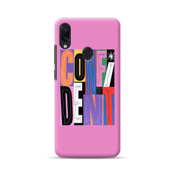 Confident Bold Colorful Typography Samsung Galaxy A40 Hard Case