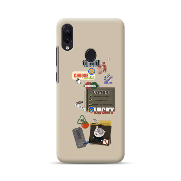 Creative Collage of Motivational Elements Samsung Galaxy A40 Hard Case