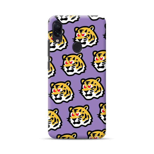 Cute Tiger with Heart Eyes Pattern Samsung Galaxy A40 Hard Case