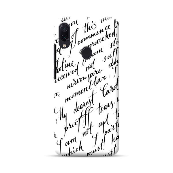 Handwritten Calligraphy Samsung Galaxy A40 Hard Case