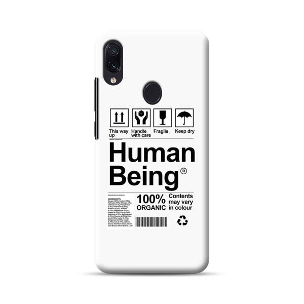Human Being Fragile Label Design Samsung Galaxy A40 Hard Case