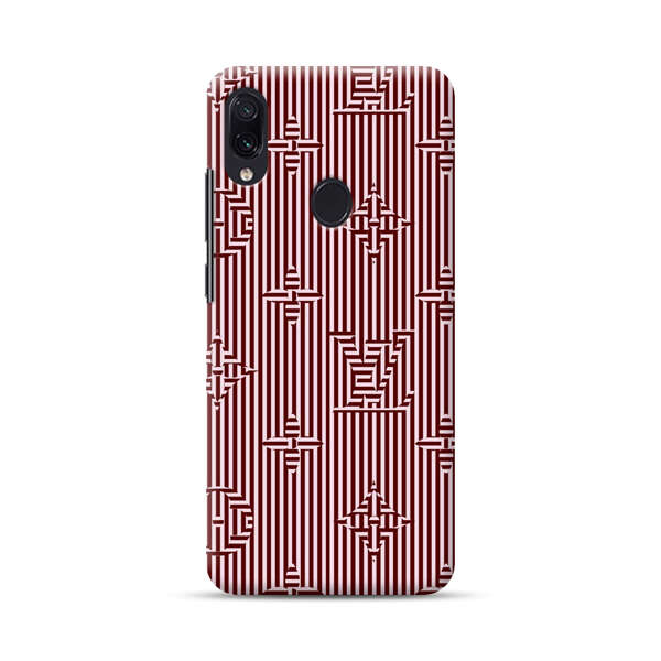 Intricate Geometric Striped Pattern Samsung Galaxy A40 Hard Case