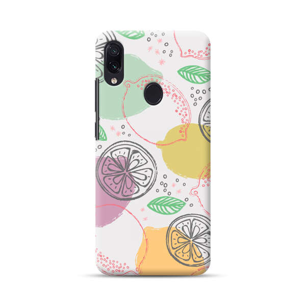 Lemon Colorful Abstract Pattern Samsung Galaxy A40 Hard Case