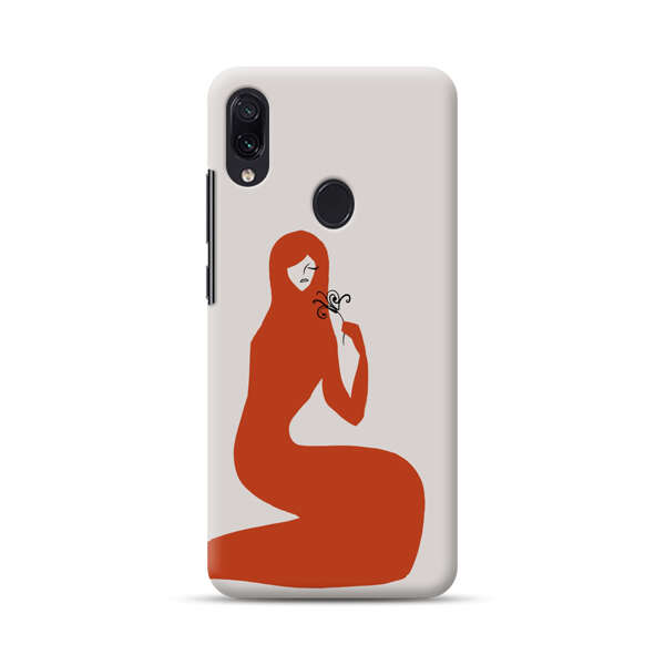 Minimalist Abstract Woman Silhouette Samsung Galaxy A40 Hard Case